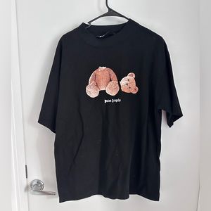 Palm Angles Black Bear Loose T Shirt
